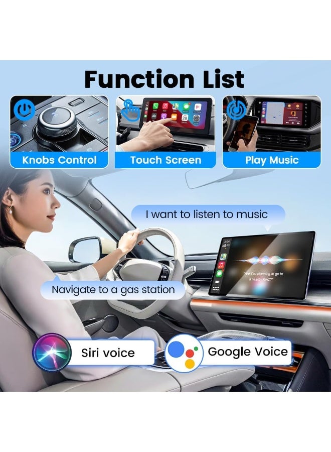 Carlinkit MINI5 PRO 2-in-1 Wireless CarPlay & Android Auto Adapter - Mini Seamless Conversion Dongle - High-Speed Performance - Blue Edition - Image 5